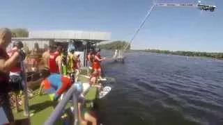 Wake-boarding in Sentosa. Dnipropetrovsk. Ukraine. 2015