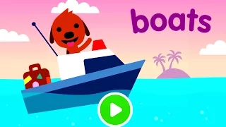 Sago Mini Boats | Саго Мини Кораблики - Развивающий мультик (ИГРА) | Children's cartoon game