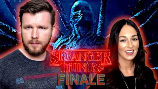 My wife watches Stranger Things for the FIRST time || Season 4 FINALE