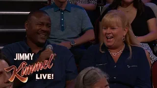 Behind the Scenes with Jimmy Kimmel & Audience (Firefighter from Virginia)