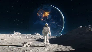 Spaceman Walking Home 4K Live Wallpaper | Xanh Share ♥