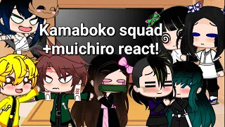 The Kamaboko squad+Muichiro react to each other||Canon ships||