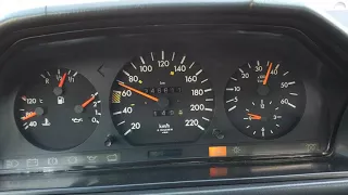 Mercedes Benz 1988 w124 automatic 300D  om603 0-100km acceleration