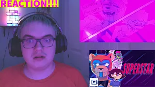 SUPERSTAR - CG5 (FNAF Security Breach Song Animation) REACTION!!!