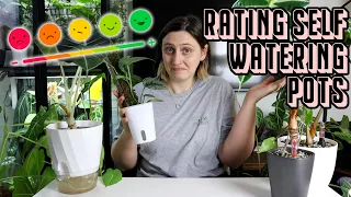 which SELF-WATING POTS are worth buying? 💦🪴 rating them all