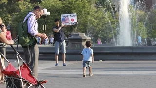 FREE HUGS in NY 6th Aug 2014