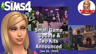 Small Game Update & Two Kits Announced (Sims 4 News)