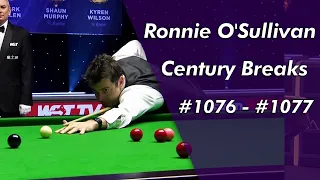 Ronnie O'Sullivan | Century Breaks 1076 - 1077 Highlightsᴴᴰ