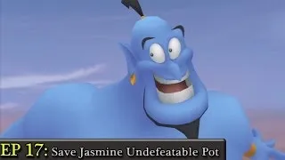 Kingdom Hearts Final Mix Playthrough pt 17: Unbeatable Pot -Save Jasmine-