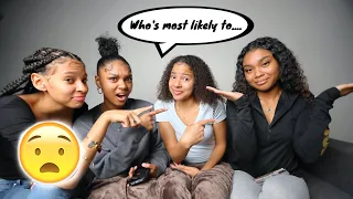 Who's Most Likely To.... SISTERS Edition | SPICY QUESTIONS!