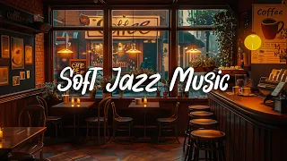 Soft Jazz Music in Cozy Coffee Shop Ambience ☕ Relaxing Jazz Music for Chilly Evenings
