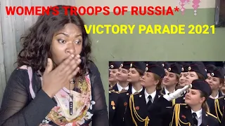 WOMEN'S TROOPS OF RUSSIA* VICTORY PARADE 2021 REACTION