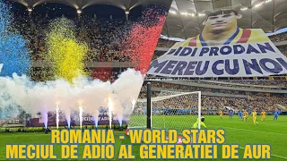 #991 #Fotbal - Amical: Romania - World Stars 3-2! Meciul de adio al Generatiei de Aur! Hagi a marcat