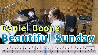 Beautiful Sunday - Daniel Boone [질주드럼/악보영상] 박미라