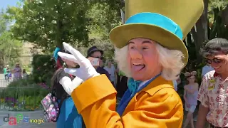 Mad Hatter and Alice in Wonderland - Disneyland 2022