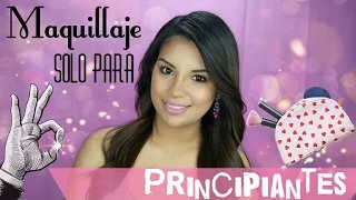 Maquillaje para Principiantes con productos básicos