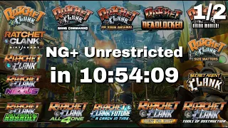 [WR] Ratchet and Clank Full Series NG+ Unrestricted in 10:54:09 (Part 1)