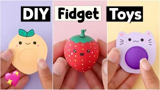 DIY Miniature POP IT Fidget Toys - Viral TikTok Anti-Stress Fidgets!