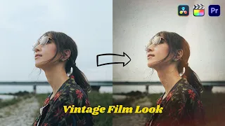 Easiest way to create Vintage Film Look!!