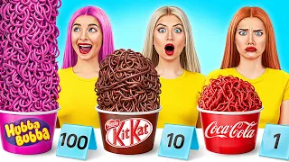 100 Katmanlar Gida Mücadelesi | Eğlenceli Anlar Multi DO Challenge