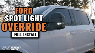 Ford Spot Light Mirror Override Mod // 2015-2020 F150 & 2017-2022 Superduty