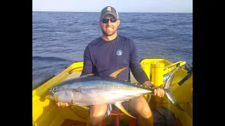 Perfect honymoon Gift: 45lb Yellowfin & 20lb Blackfin Tuna | Curacao Fishing with Deckie Dirk