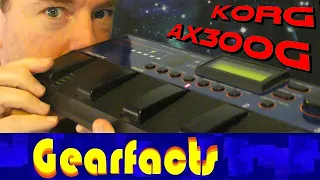 Ethereal sounds: Korg AX300G multi effects pedal