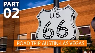 Дорожная поездка из Остина в Лас-Вегас вождения по маршруту 66 (Vlog 2)