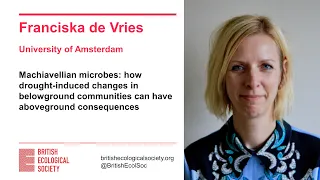 Ecology Live with Franciska de Vries - Machiavellian microbes - drought-induced changes