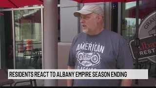 Residents react to Albany Empire season ending