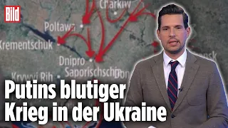 Angst vor dem Russen-Kessel: 3 Schicksalsfragen für die ukrainische Armee | BILD Lagezentrum