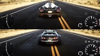 NFS Rivals Bugatti Veyron SS vs Koenigsegg Agera R