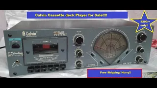 (Sold) Calvin Cassette Deck Player for Sale!!