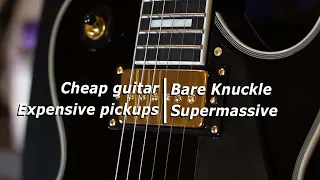 CHEAP Guitar...EXPENSIVE Pickups! | Bare Knuckle Supermassive HSP90