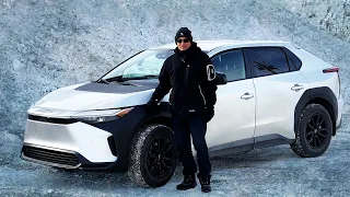 Can An Electric Car Survive EXTREME Cold | The Toyota BZ4X