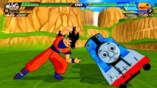 Goku and Thomas Tank Engine FUSION | Thomku Saiyan Engine | DBZ Tenkaichi 3 (MOD)