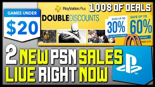 2 NEW PSN SALES LIVE RIGHT NOW - HUNDREDS OF PS4 GAME DEALS!