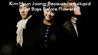 Lirik lagu terjemahan Because iam stupid ost boys before flowers