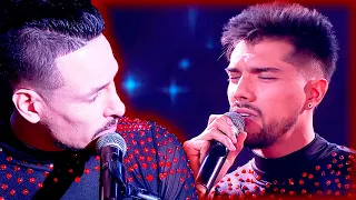 ¡Talento a capella! Rodrigo Tapari y Tyago Griffo cantaron un clásico de "Sin Bandera"