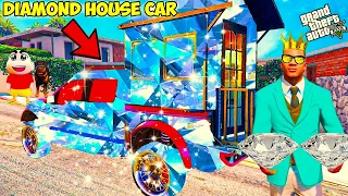 Franklin Built A Diamond House On Diamond Car in GTA 5  ｜ GTA 5 AVENGERS