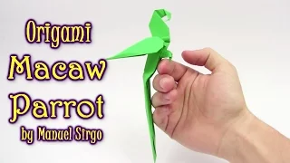 Origami Parrot easy - Origami easy tutorial