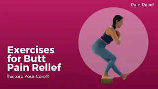 Pain in your butt? Piriformis pain? Maybe sciatica? Tight glutes? Exercises for Butt Pain Relief