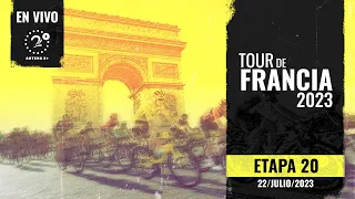 TOUR DE FRANCIA 2023 ETAPA 20 - EN VIVO