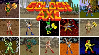 Golden Axe - Versions Comparison (Plus all character's magic attacks) (HD 60 FPS)