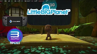 LittleBigPlanet Steam Deck Performance Gameplay | RPCS3 PS3 Emulator