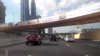 Morning on Saikh Zayed road Dubai