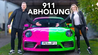 Mein NEUES Auto | Porsche 911 992 Carrera T mit Aero Kit | Abholung nach der Folierung