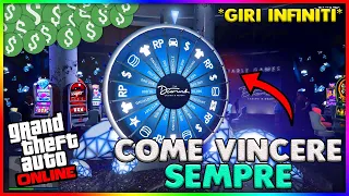 Glitch GIRI INFINITI Ruota Della Fortuna + Trucco Per VINCERE SEMPRE Veicolo Podio GTA 5 Online ITA