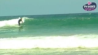 Surf - How to do a bottom turn frontside