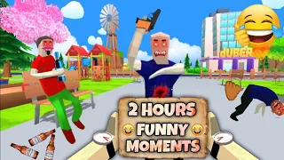 2 Hours Funny Moments Dude Theft Wars | Dude Theft Wars Thug Life #128 | Dude Theft Fun